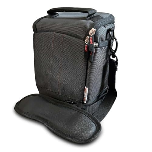 Image of Navitech Black DSLR SLR Camera Bag Compatible with Blackmagic Design Pocket Cinema Camera 4K