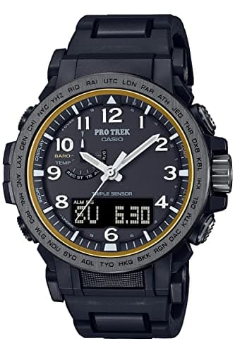 Image of Casio PRO TREK PRW-51FC-1JF Model equipped with Wave Solar radio using eco-friendly materials Japan imported January 2023, Black, Black -