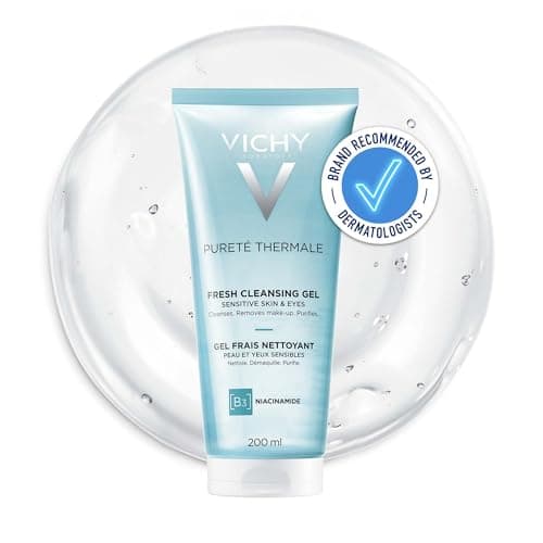 Image of Vichy Pureté Thermale One Step Fresh Cleansing Gel for Sensitive Skin and Eyes 200ml