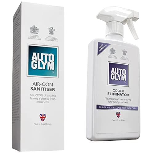 Image of Autoglym Air-Con Sanitiser, 150ml & Odour Eliminator, 500ml
