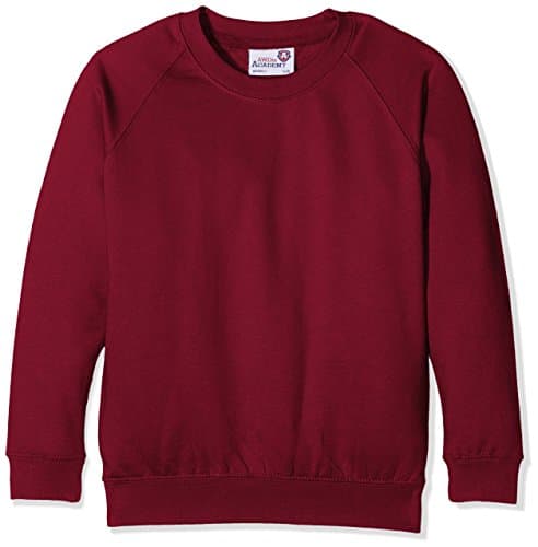 Image of AWDis Boy's Kids Academy Raglan Sweatshirt School Top, Red (Academy Burgundy), 13 Years (Manufacturer Size:XX-Large)