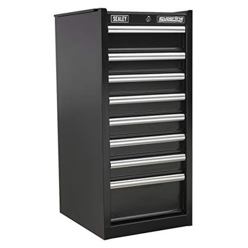 Image of Sealey Ap33589B Hang-On Chest 8 Drawer With Ball Bearing Runners - Black