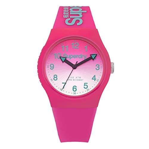 Image of Superdry Women Analog Quartz Watch with Silicone Strap SYL198PN