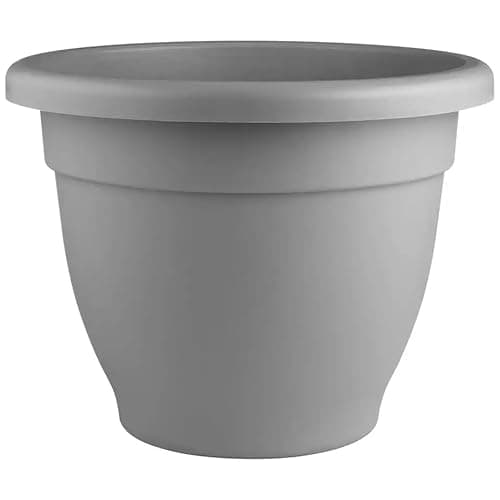 Image of New Grey Extra Large Round Bell Plant Pot 55cm Planter Indoor Outdoor Garden Pot N-23