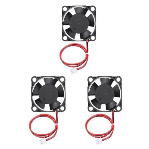 Image of sourcing map 3Pcs DC 5V 4010 3D Printer Cooling Fan, Mini Brushless Fan with A1-Type 2.54mm Positive Terminals Hydraulic Bearing 8000 RPM for Heat Sink Cooling
