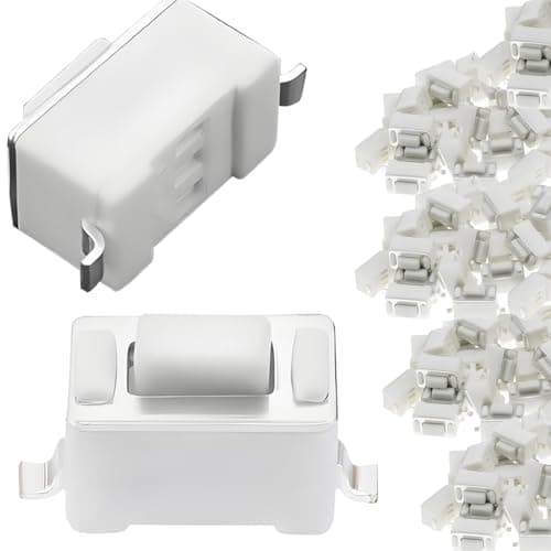 Image of DAOKAI Tactile Micro Switch Push Button 3x6x4.3mm Surface Mount Switch 50mA 12V DC Miniature Micro Momentary Tactile Tact Touch Push Button for Electronic devices-100pcs