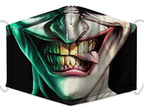 Image of Filtered Novelty Face Mask 3 layer xtra filter included (Clown 2)