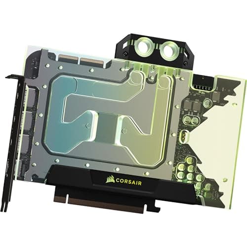 Image of Corsair Hydro X Series XG5 RGB 3090 Ti FOUNDERS EDITION GPU Water Block - For NVIDIA GeForce RTX 3090 Ti FE (Nickel-Plated Copper Cold Plate Construction, Fully Transparent Flow) Black