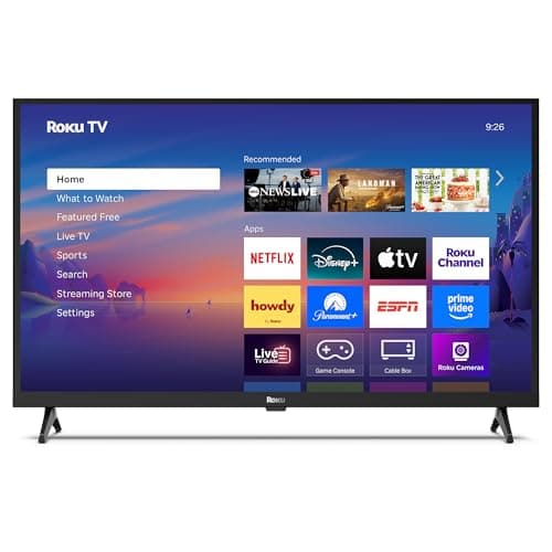 Image of Roku Smart TV 2025 – 32-Inch Select Series, 720p HD TV – RokuTV with Voice Remote – Flat Screen LED Television with Wi-Fi for Streaming Live Local News, Sports, Family Entertainment