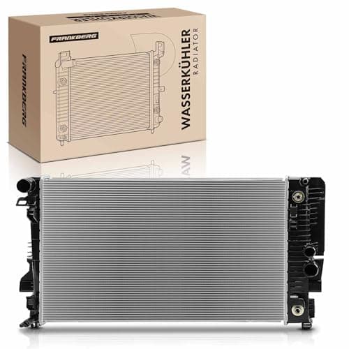 Image of Frankberg 1x Engine Cooling Radiator Compatible with Viano W639 2.1L-3.7L 2003-2013 Vito Bus W639 109-126 2.1L-3.7L 2003-2014 Vito/Mixto Box W639 Replace# 6395010701