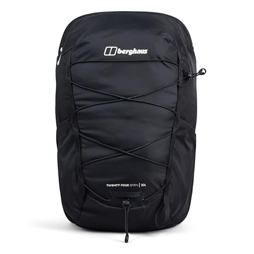 Image of Berghaus Unisex 24/7 Backpack 23 Litre | Comfortable Fit | Durable Design | Rucksack for Men and Women Day Packs, Black/Black, One Size