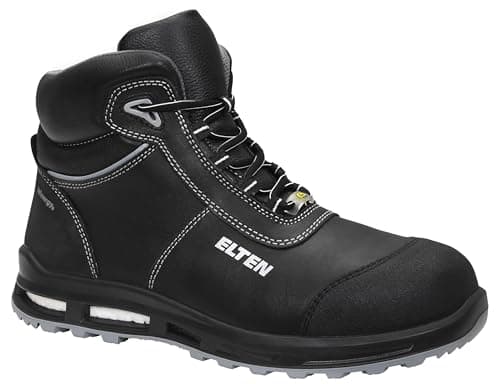 Image of ELTEN Reaction XXT Low ESD S3, Unisex Adults’ Safety Boots, Black (Schwarz 1), 9 UK (43 EU)