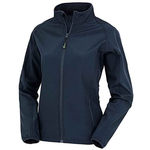 Image of Result Genuine Recycled Womens/Ladies Printable Soft Shell Jacket (L) (Navy)