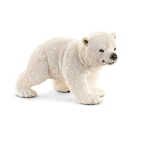 Image of SCHLEICH 14708 Polar bear cub, walking, from 3 years WILD LIFE - Figurine, 4 x 7 x 4 cm