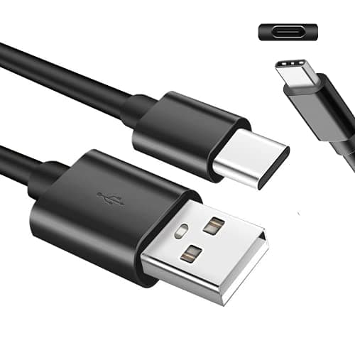 Image of Lite-an 3A 480Mb USB 2.0 Type A Male to Type C Male Charging Cable, 1 Metre Length, Black