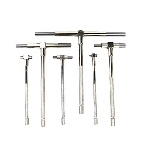 Image of Telescopic Gauge Set 8-150mm Adjustable Inner Diameter Telescopic Gauge Hole gauges measuring tool for Quick Inside Measurements 6 Pcs/Set Small Bore Gauge