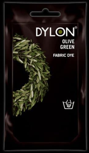 Image of Dylon Fabric & Clothes Dye Hand Wash Only - 34 Olive Green