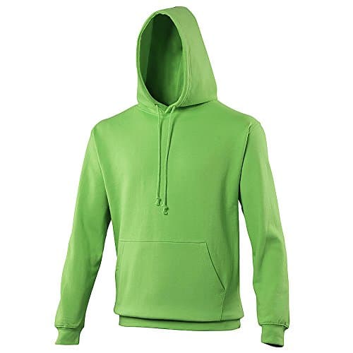 Image of Awdis Unisex College Hooded Sweatshirt/Hoodie (L) (Lime Green)