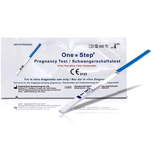 Image of One Step: 5 x Ultra Early - 10mIU Wide Width Pregnancy Test Strips (Tests up to 6 Days Earlier)