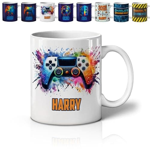 Image of Personalised Gamer Mug – 11oz Custom Gaming Mug | Perfect for Gamers and Streamers | Console & PC Designs | Controller 3