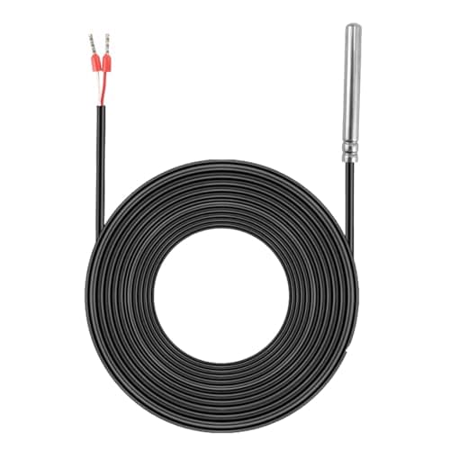 Image of Fasizi PT1000 Temperature Sensor 3m IP68 Waterproof Probe Stainless Steel Industrial Sensor for Raspberry Pi HVAC UPS Systems Class B Accuracy (-40°C~125°C)