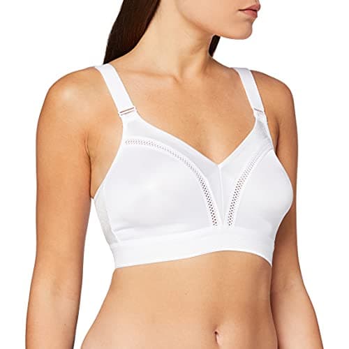 Image of Triumph Triaction Womens Workout N Sports Bra, White, 36B UK