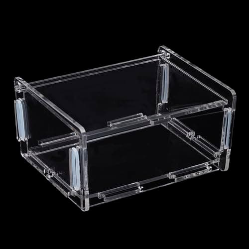 Image of PH PandaHall Clear Acrylic Box, Clear Storage Container Box 4.9x3.7x2.3 inch Rectangle Jewellery Boxes with Lid Thick Jewellery Organizer Storage Case for Needlepoint Makeup Jewellery Crafts Office