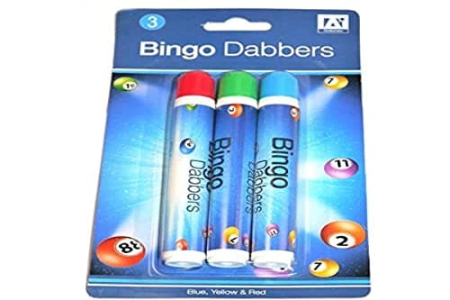 Image of Anker International Stationary Bingo Dabber Pen (Pack of 3),Red