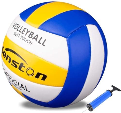Image of Senston Volleyball Official Size 5 Soft-Touche Volley Ball Indoor Outdoor Beach Volleyballs