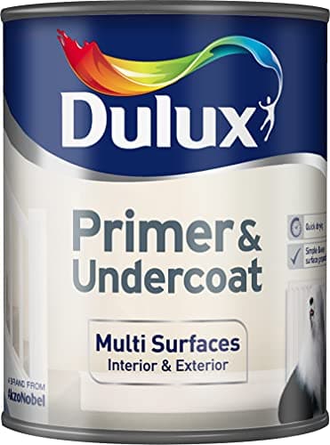 Image of Dulux Primer & Undercoat Paint - 750ML, 5092092, White