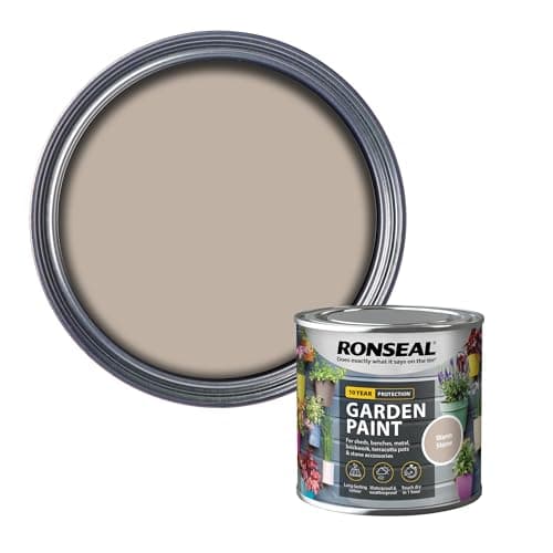 Image of Ronseal RSLGPWS250 250 ml Garden Paint - Warm Stone
