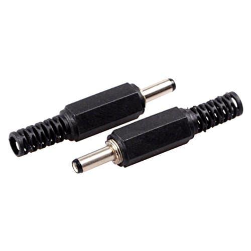 Image of Conwork 10-Pack 3.5mm x 1.3mm DC Plug Male Solder Power Adapter Straight Connector