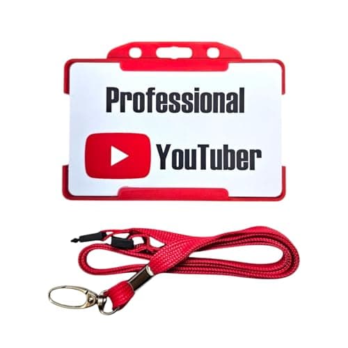 Image of YouTube Novelty ID Card - YouTuber - YouTube Accessories - YouTube Channel
