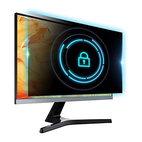 Image of Kinmiee 24 Inch Computer Privacy Screen Filter for 24" 16:9 Aspect Ratio Widescreen Computer Monitor, Anti Spy Anti-Glare Blue Light Blocking Screen Protector Film - WxH:532mm x 299mm