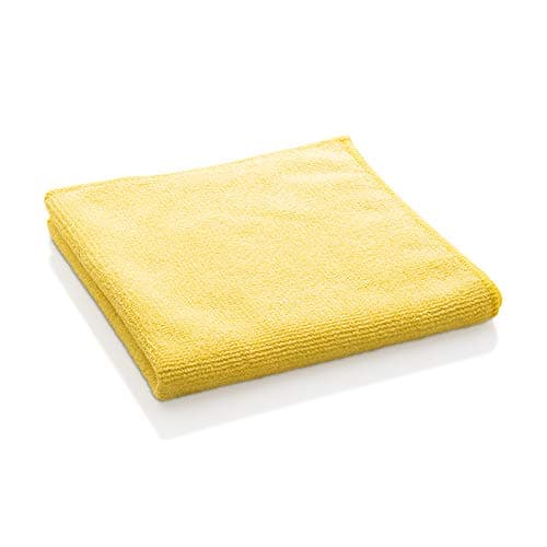Image of E-Cloth Bathroom Microfibre Cleaning Cloth, Absorbent Bathroom Cleaner for a Spotless Shine Bathroom Counters and Bath Tubs, Washable and Reusable, 100 Wash Promise, Yellow, 1 Pack