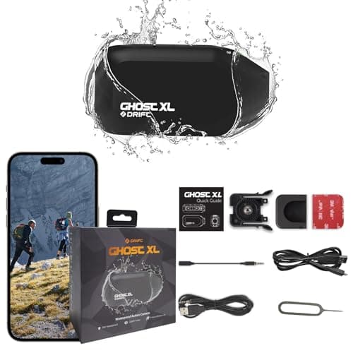 Image of DRIFT Ghost XL Motorbike Action Camera 9hr Battery Record Your Entire Ride 140°POV 300°Rotating Lens IPX7 Waterproof 12MP APP Control Easy Mount Everywhere Fit for Helmet, Bicycle