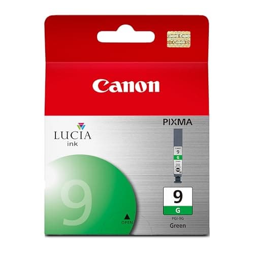 Image of Canon PGI-9 Genuine Green Ink Tank, Compatible with Pro9500, and Pro9500 Mark II Printers