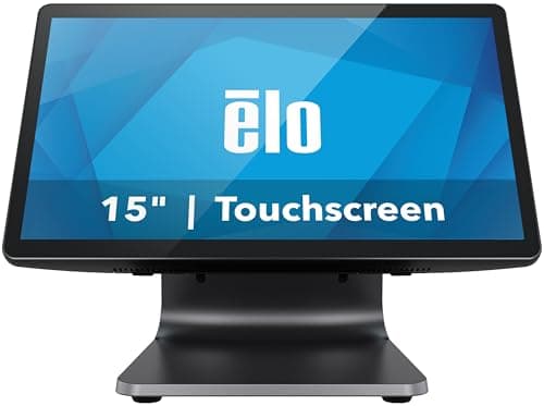 Image of Elo E-Series 3-15.6" Touchscreen Computer - 10 Touch, 1920 x 1080, Windows 11, N97 Processor, 8GB RAM, 128GB SSD, WiFi, Dark Gray