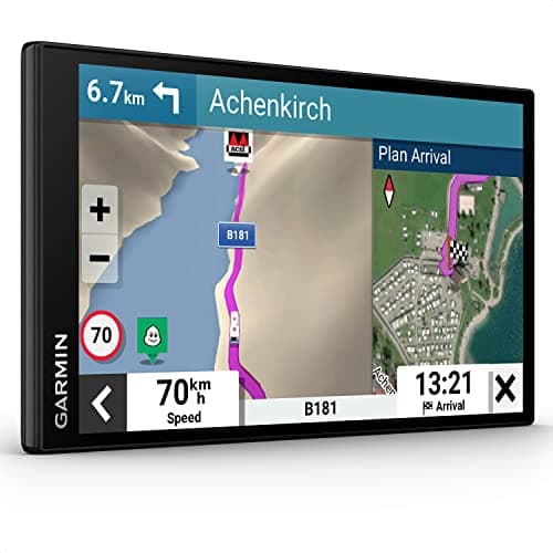 Image of Garmin Camper 795 MT-D Caravan/Motorhome GPS Sat Nav, 7" display, EU maps, Custom Routing, Road Warnings,Digital Traffic, Birdseye Direct Satellite Imagery (Renewed)