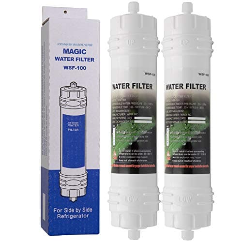 Image of MAGIC WATER FILTER | External Water Filter for American Fridge Freezer, Pack of 2