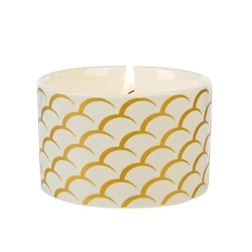 Image of Luxury Darjeeling & Damask Rose Tea Inspired Scented Candle-Floral, Spiced & Warm Woody Notes,Long Burn Home Up to 35 Hours Excellent Gifting Idea-M91