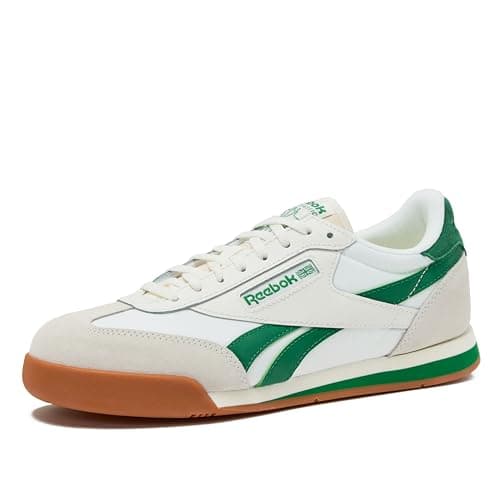 Image of Reebok Unisex Campio Xt Sneaker, Chalk/Green/Gum, 7 UK