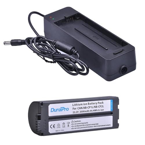Image of DuraPro 1Pc 2000mAh NB-CP2L NB CP2L Battery + Charger Adapter for Canon NB-CP1L CP2L SELPHY CP100 CP200 CP300 CP400 CP510 CP600 Photo Printers