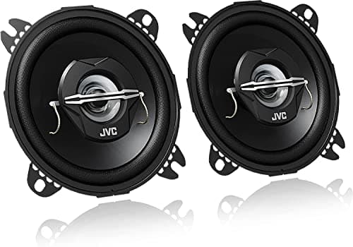 Image of JVC CS-J420X 4-Inch 210 Watts 2-Way Coaxial Car Stereo Speakers (Pair)