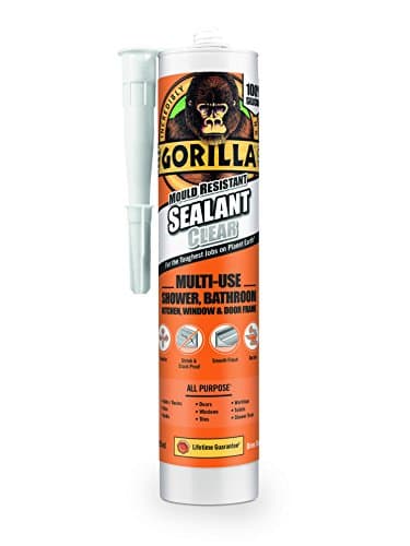 Image of Gorilla Sealant Mould Resistant Clear 295ml