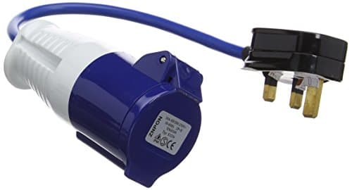 Image of Powermaster 818738 13A-16A Fly Lead Converter 13A Plug to 16A Socket