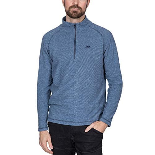 Image of Trespass Mens Keynote 1/2 Zip Fleece Jacket - Navy - S