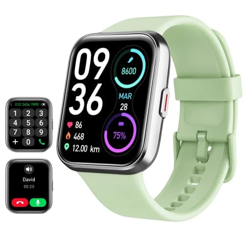 Image of Smart Watch for Women(Answer/Make Call), Alexa Built-in 1.7" Touch Screen Fitness Watch with SpO2 Heart Rate Sleep Monitor, 60 Sports, IP68 Waterproof Step Counter Ladies Smartwatch for iPhone Android