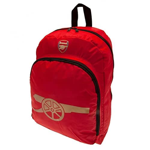 Image of Arsenal F.C. Arsenal FC Crest Backpack (One Size) (Red)