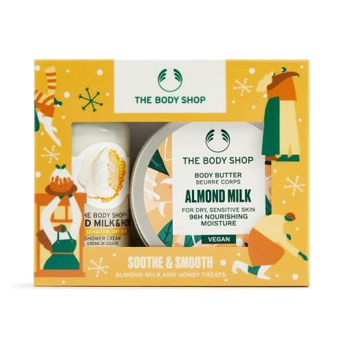 Image of The Body Shop Soothe & Smooth Almond Milk & Honey MINI Gift
